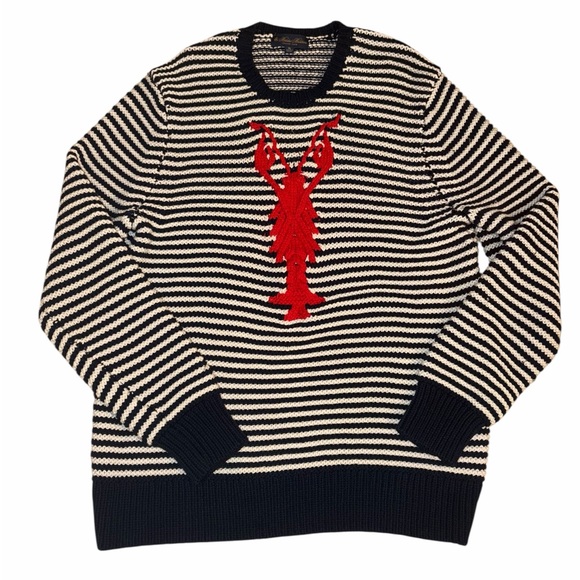 Brooks brother lobster knit mens XL sweater